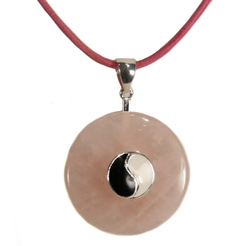 Donut rozenkwarts Yin Yanf