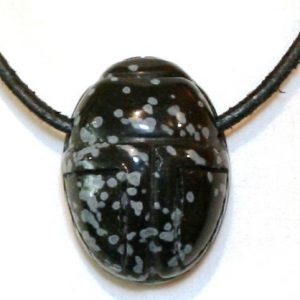 Doorboorde Obsidiaan sneeuwvlok Sacarabee
