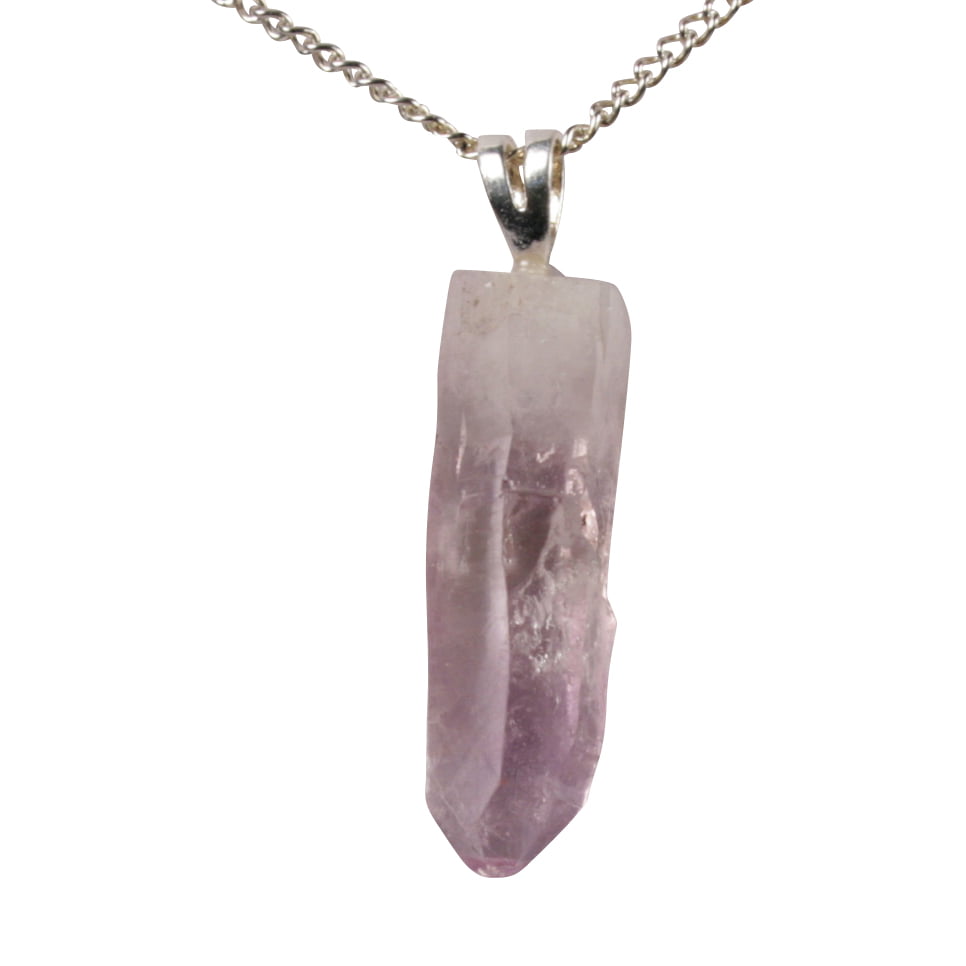 Edelsteen hanger Amethist punt ruw