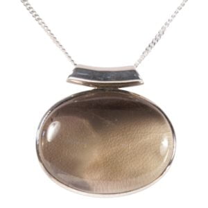 Edelsteen hanger Rookkwarts