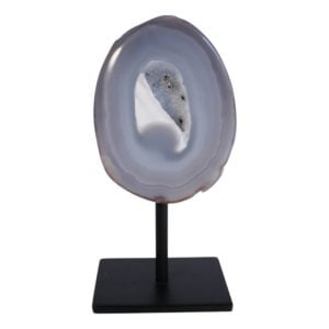 Agaat sculptuur vk met geode