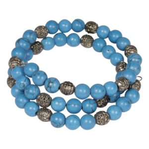 Armband Turkoois spiraal