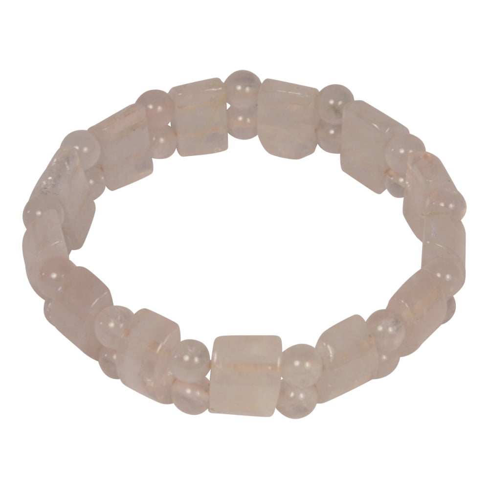 Edelsteen armband Rozenkwarts b