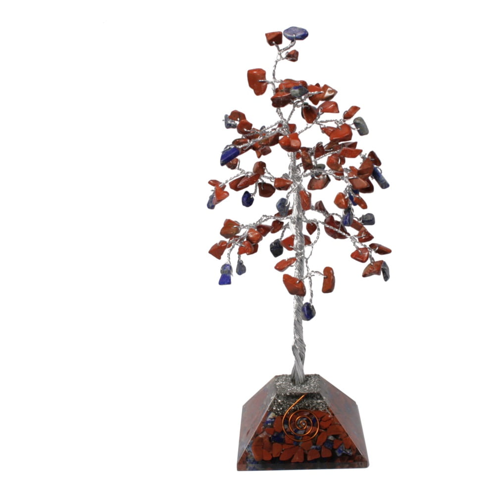 Edelsteen boompje Orgonite Jaspis lapis