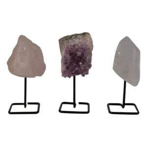 Gouden driehoek edelstenen op standaard ruw