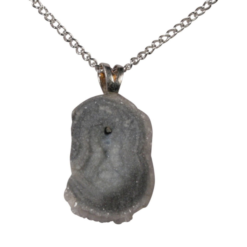 Edelsteen hanger Chalcedoon ruw