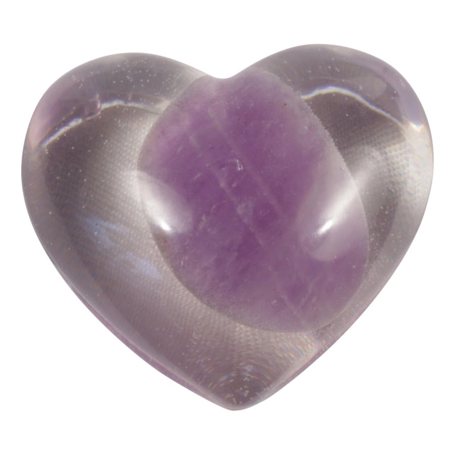 Amethist hartje Epoxy 1 steen