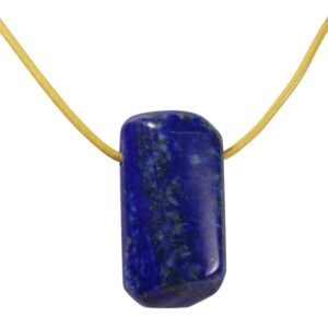 Blauwe doorboorde hanger Lapis lazuli