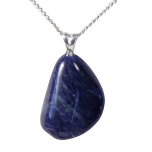 Edelsteen hanger Sodaliet b donker blauw
