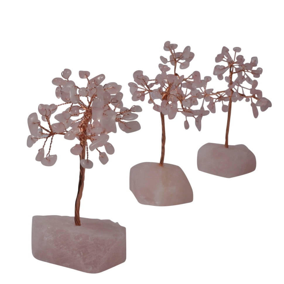 Edelsteenboompje Rozenkwarts op Rozenkwarts - Afbeelding 3