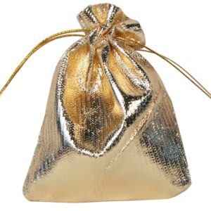 Cadeauzakje goud groot