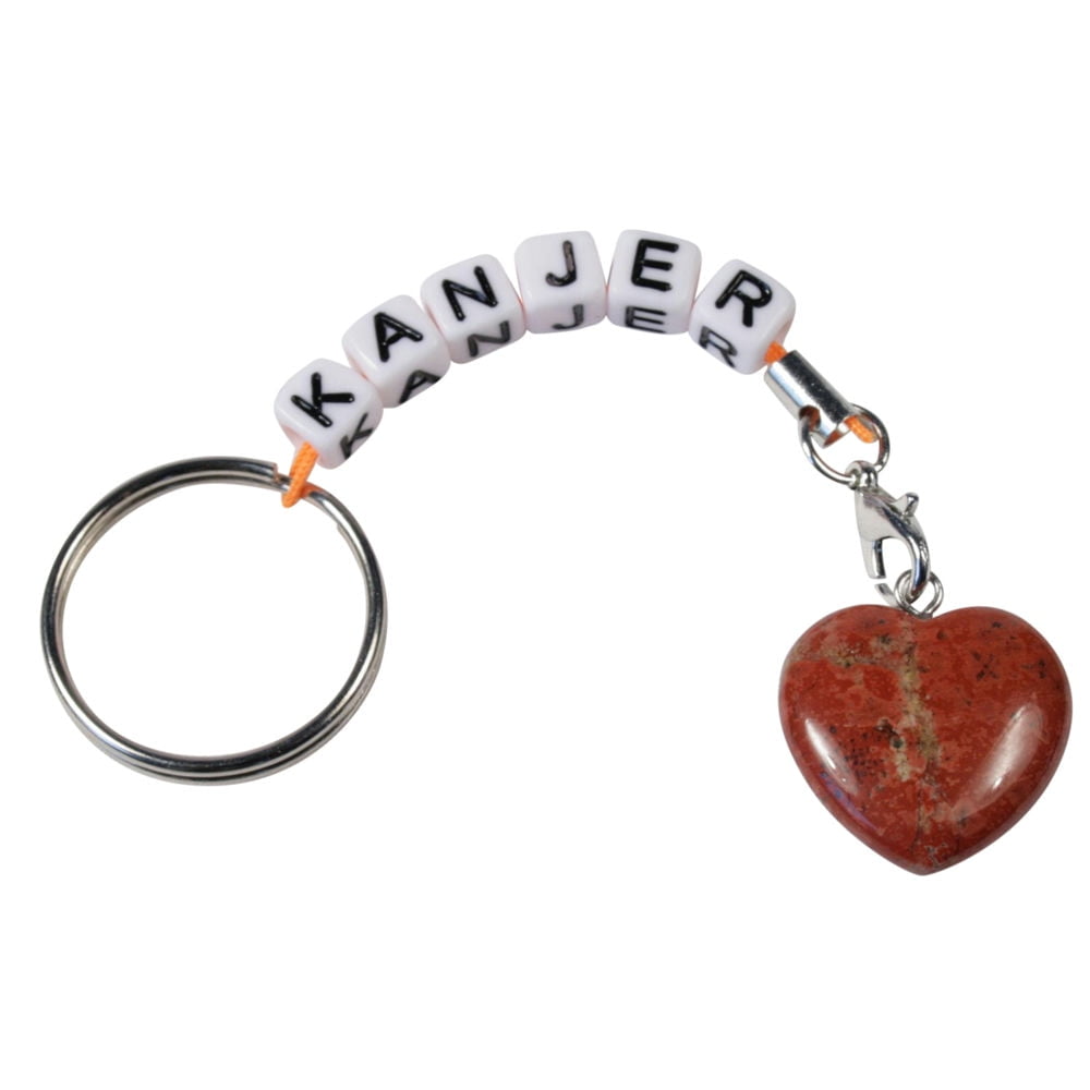 Edelsteen Sleutelhanger Kanjer hartje