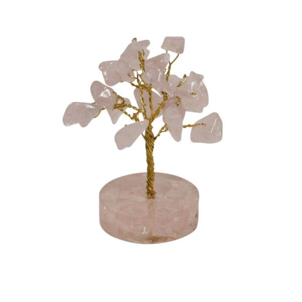 Roze Mini edelsteenboompje Rozenkwarts