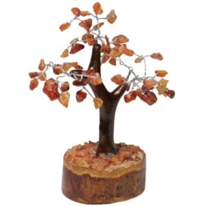 Edelsteen boompje Carneool