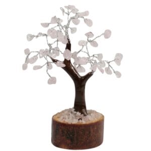 Edelsteen boompje Rozenkwarts