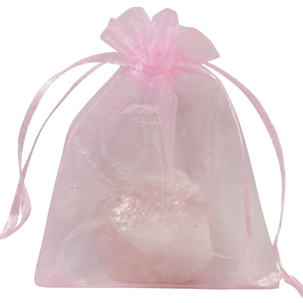 Edelsteen zakje Rozenkwarts