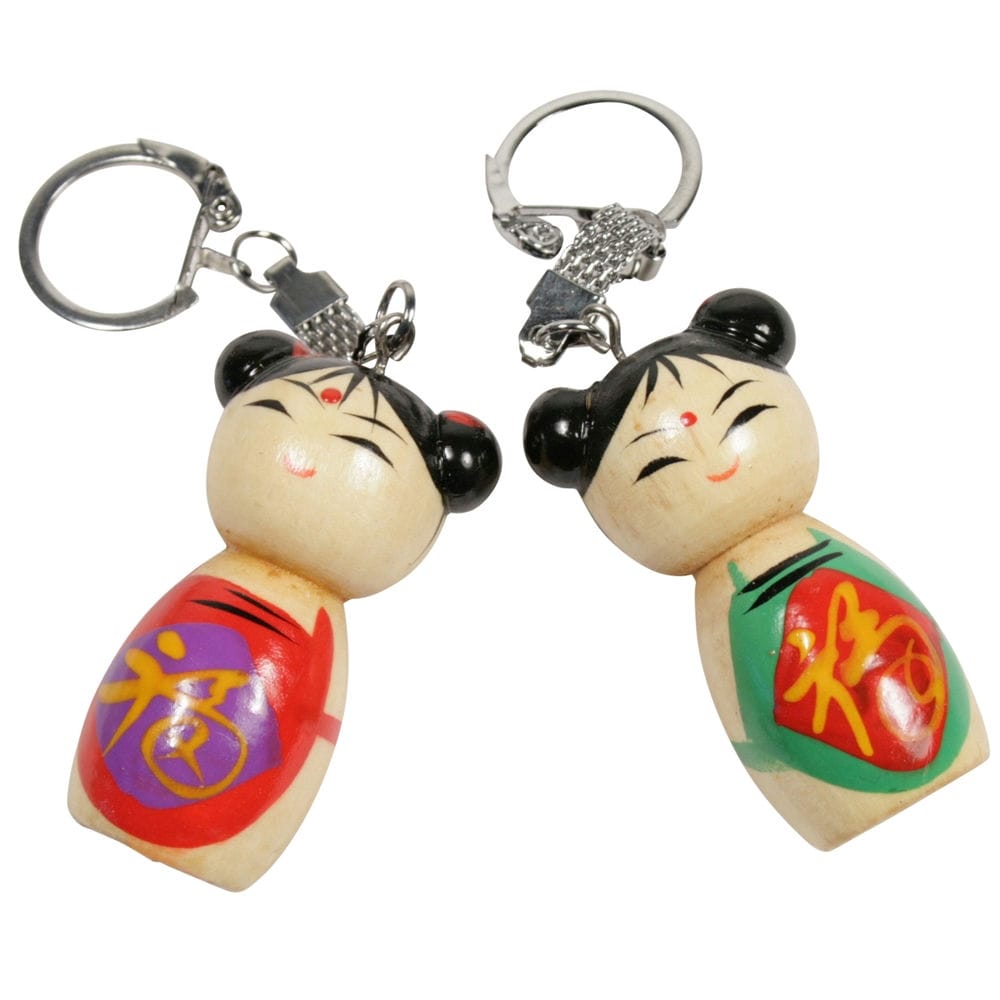 Sleutelhanger gelukspoppetje meisje