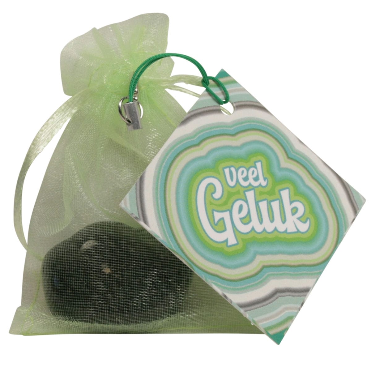 Zakje geluk knuffelsteen Aventurijn